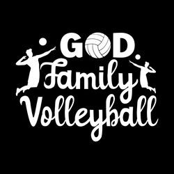 god family volleyball funny gaming shirt