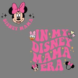 in my disney mama era minnie mouse svg digital download files