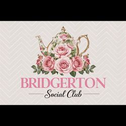 spill the tea bridgerton social club png
