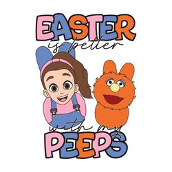 easter is better with my peeps sesame street svg