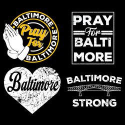 pray for baltimore francis scott key bridge strong bundle svg