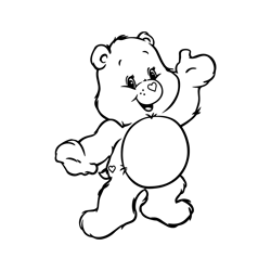 care bears svg png pdf rainbow bear svg digital download files