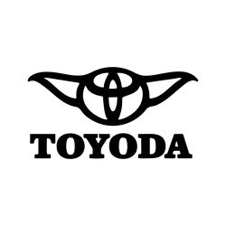 toyoda svg, baby yoda svg, starwars svg, toyota svg, car decal svg, for car, cricut files