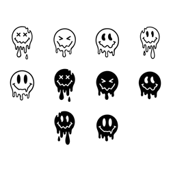 smiley face svg digital download files