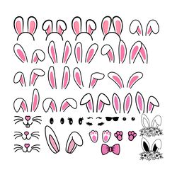 bunny ears svg, bunny ears png, bunny ears bundle, easter bunny, easter svg, easter png