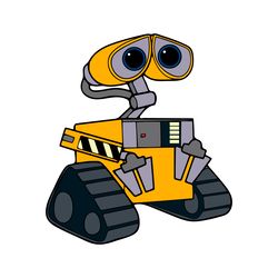 layered, wall e svg, wally svg, robot svg