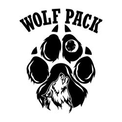 wolf pack svg digital download files
