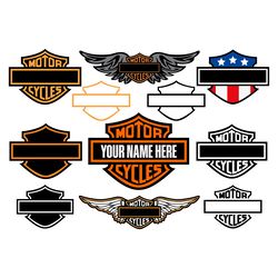 custom biker bar & shield digital download files