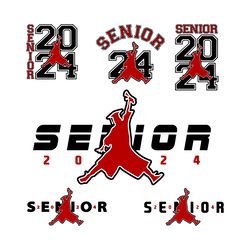 air senior 2024 bundle svg digital download files