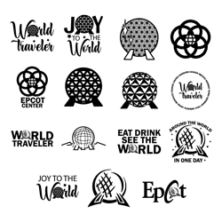 epcot svg digital download files