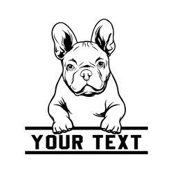 french bulldog svg digital download files