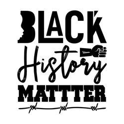 black history matter svg cutting files