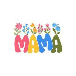 mama flower popular trendy svg