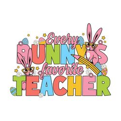 one hoppy teacher bunny ears svg