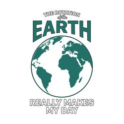 rotation of the earth earth day svg