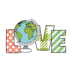 love earth svg earth day globe svg