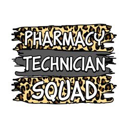 leopard heart pharmacy technician svg