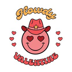 peaceful howdy valentine cowboy svg