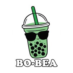 bo bae funny boba tea pun svg