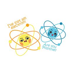 electron chemistry joke svg