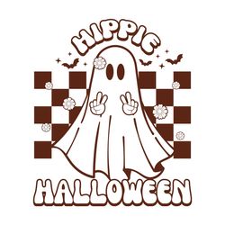 hippie halloween svg