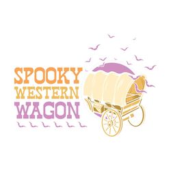 spooky western wagon