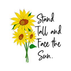 stand tall and face the sun png