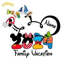custom disney 2024 family vacation svg digital download files