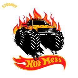 monster truck svg png digital download files