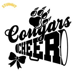 cougars cheer svg digital download files