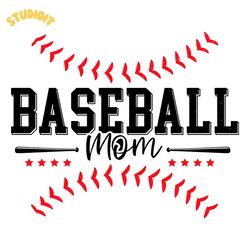 baseball mom png digital download files
