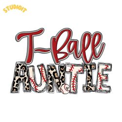 t-ball auntie png, t ball, tee ball aunt sublimation design downloads