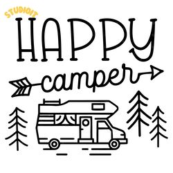 happy camper svg digital download files