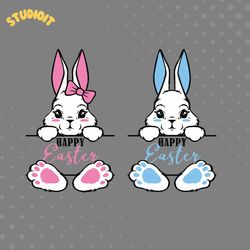 easter split monogram svg digital download files