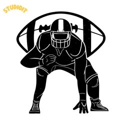 football player svg digital download files