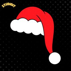 santa hat - instant digital download - svg