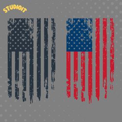 distressed american flag svg digital download files