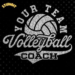 volleyball coach svg digital download files