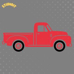 pickup truck svg vintage red pickup truck cut file car old van retro farm farmhouse