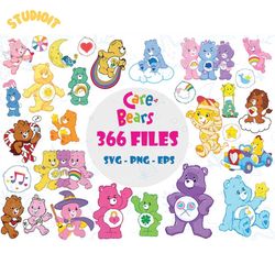 care bears svg bundle, bears svg, care bears png,