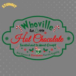 whoville hot chocolate svg digital download files