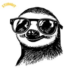 sloth with sunglasses , sloth svg ,summer t-shirt designs