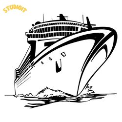 cruise ship svg, cruise vacation svg, png file