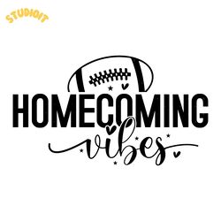homecoming vibes svg digital download files