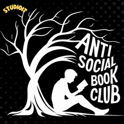anti social book club introvert reader digital download files