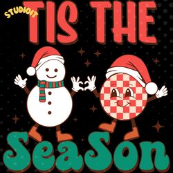 christmas tis the season svg digital download files