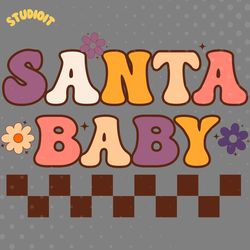 christmas santa baby svg digital download files