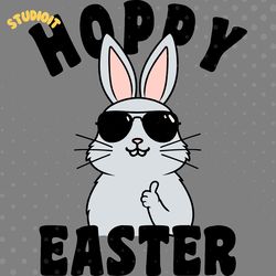 happy hoppy easter cool bunny sunglasses