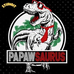 papawsaurus svg digital download files
