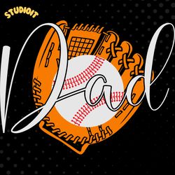 dad baseball svg digital download files